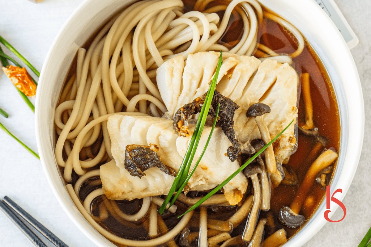 Black Cod Udon Noodles