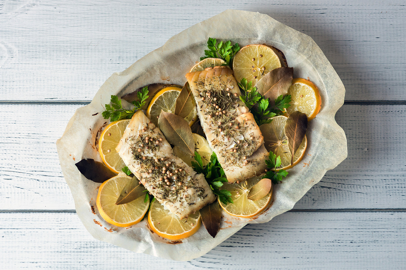 Lemon and Herb Baked Cod