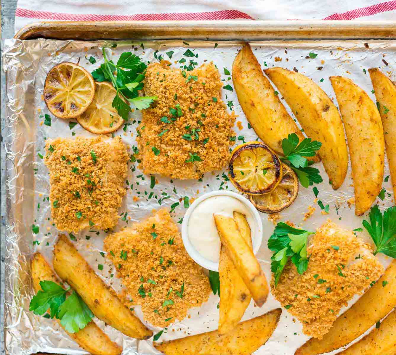 Baked Fish and Chips
