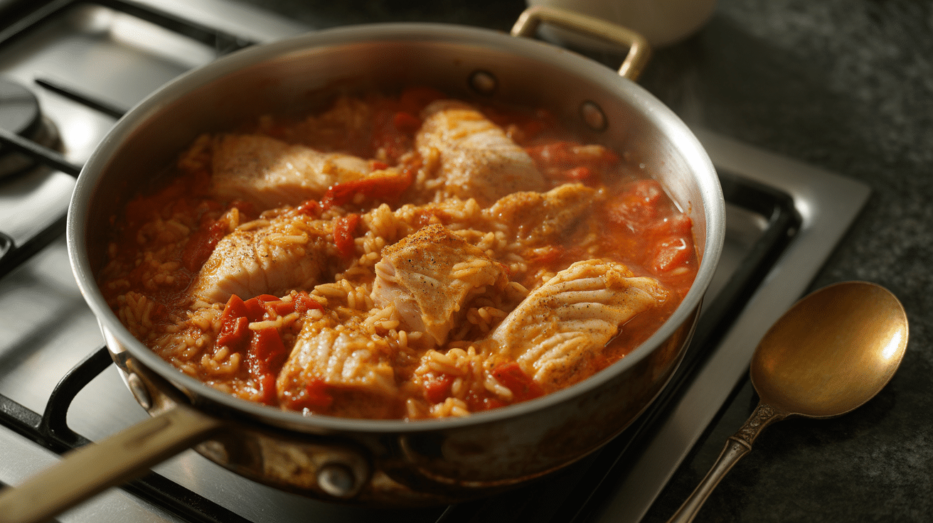 Add Rice and Simmer
