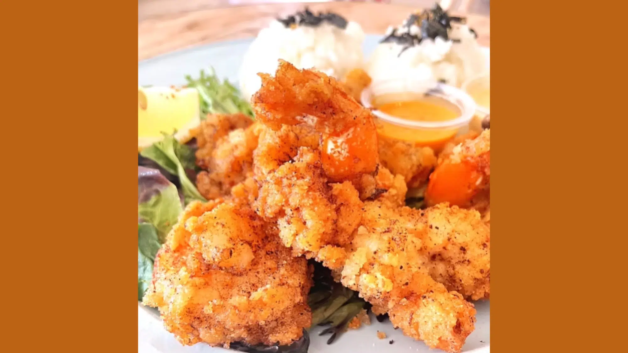 Crispy Large Coconut Shrimp Plate