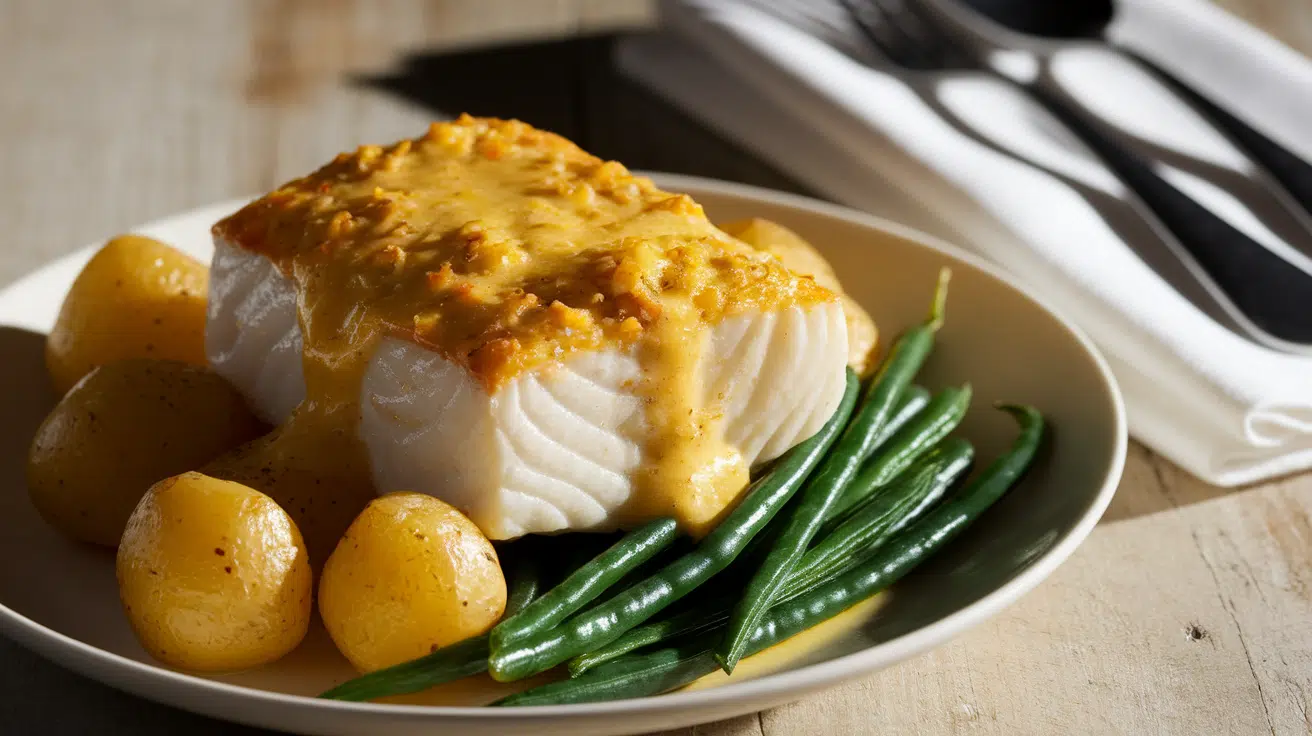 Lemon Butter Baked Cod