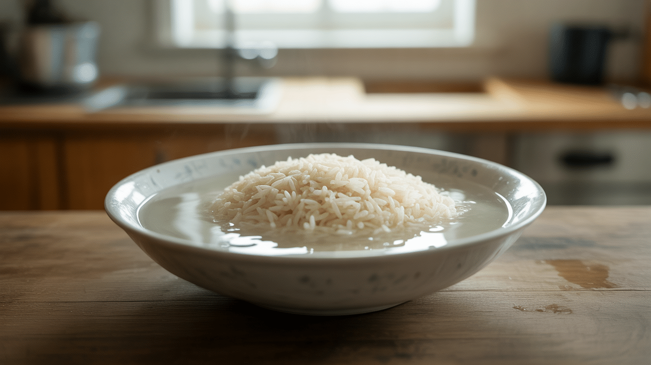 Preparing the Rice
