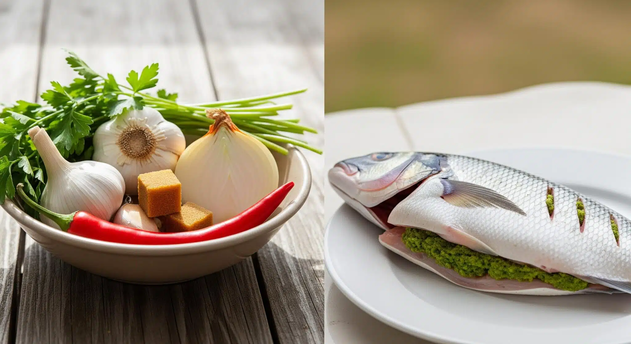 Making the Marinade for The Fish