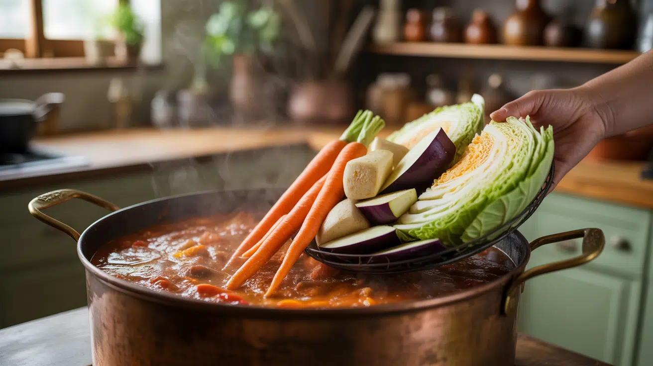 Cooking the Vegetables