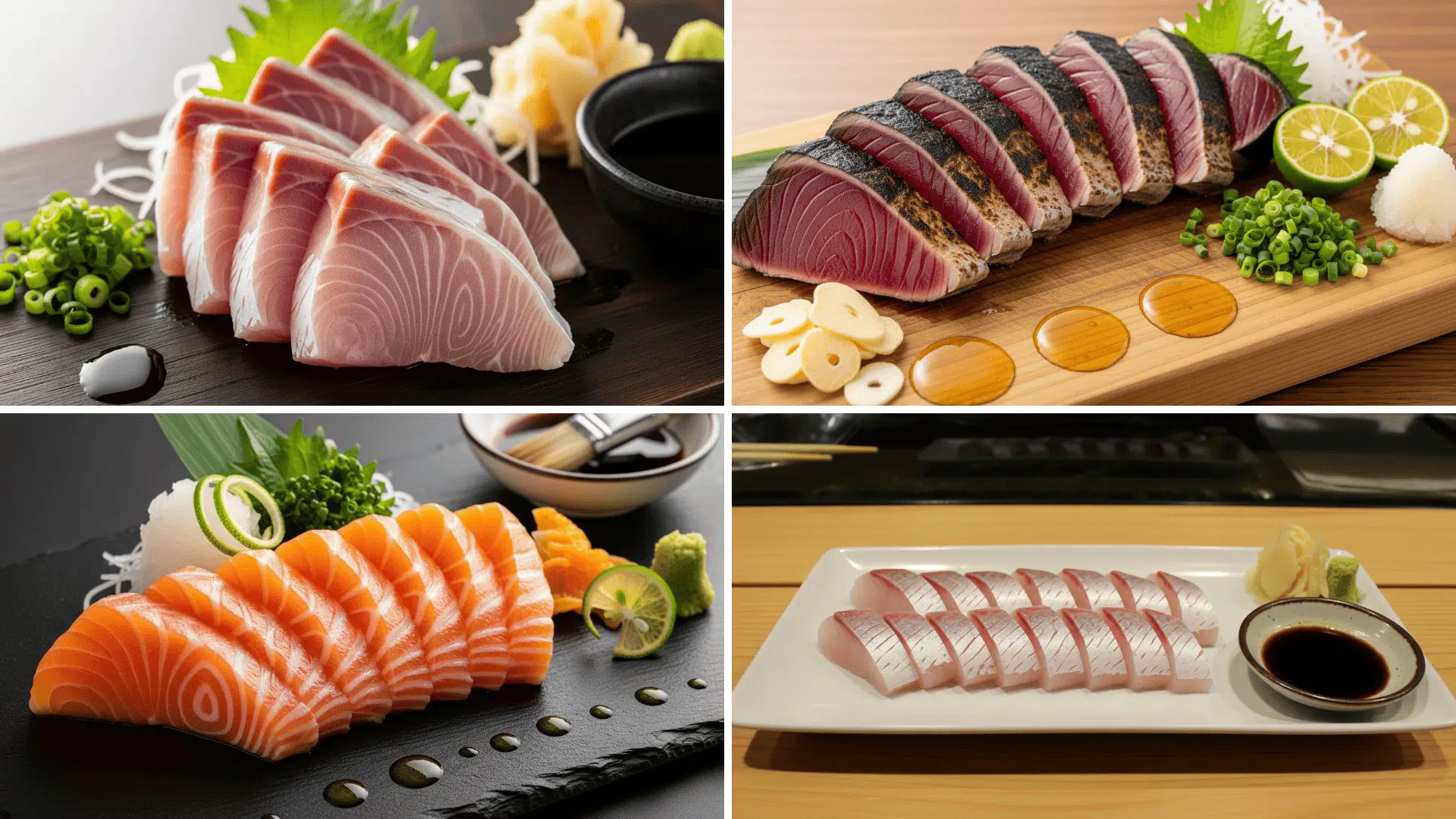 Classic & Most Popular Sashimi Types