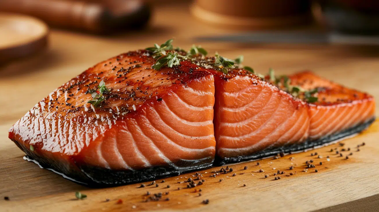 Color Chart for Perfectly Cooked Salmon