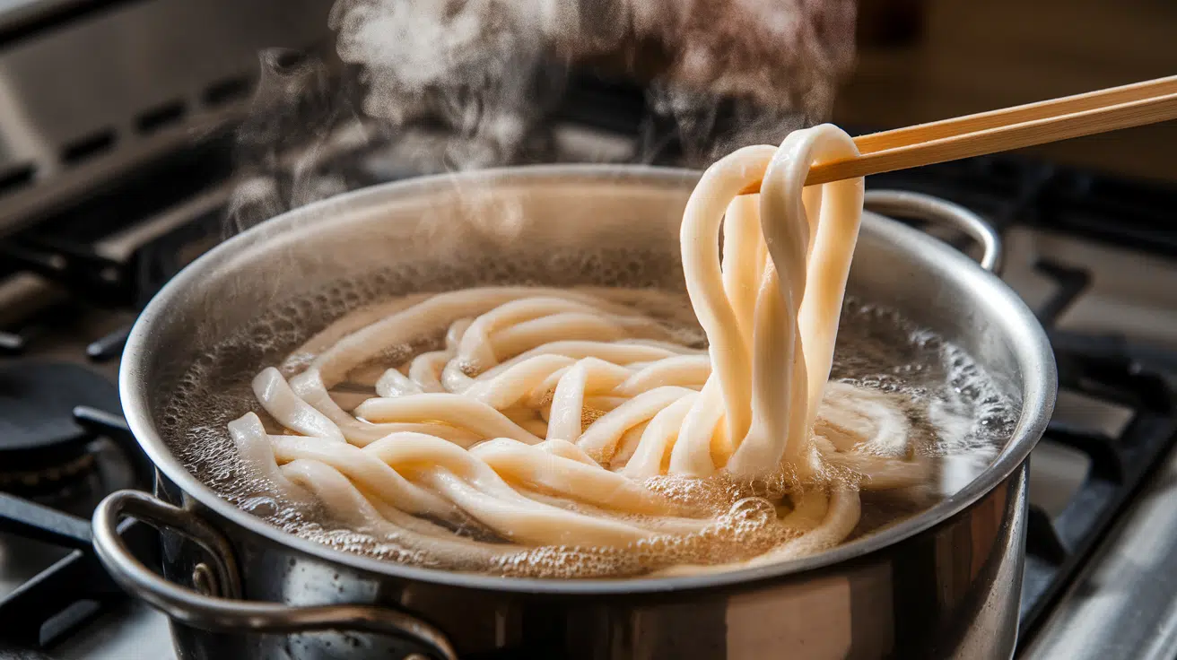 Cook the Udon Noodles