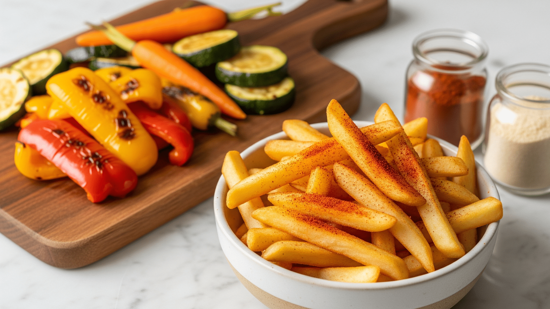 French Fries or Roasted Veggies