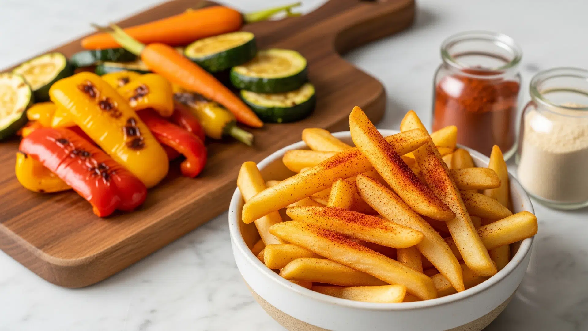 French Fries or Roasted Veggies