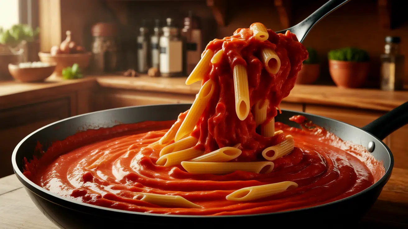 Combine the Pasta and Sauce