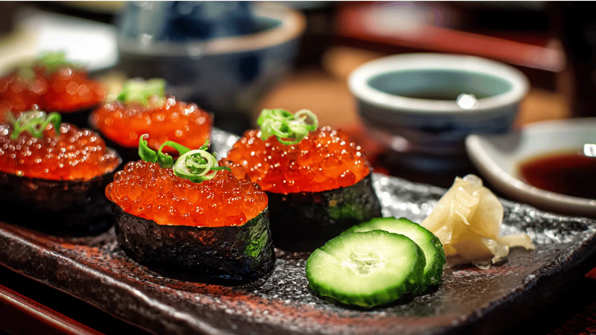 What are Orange Fish Eggs on Sushi?