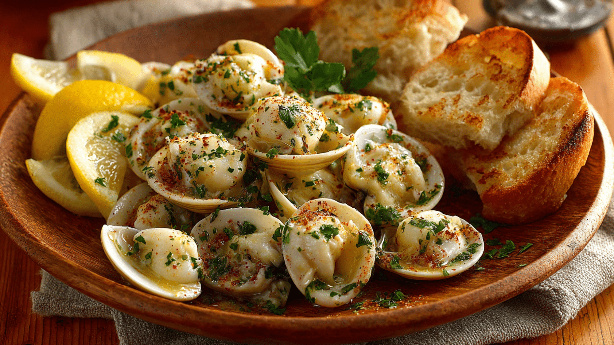 White-Wine & Garlic Butter Cockles