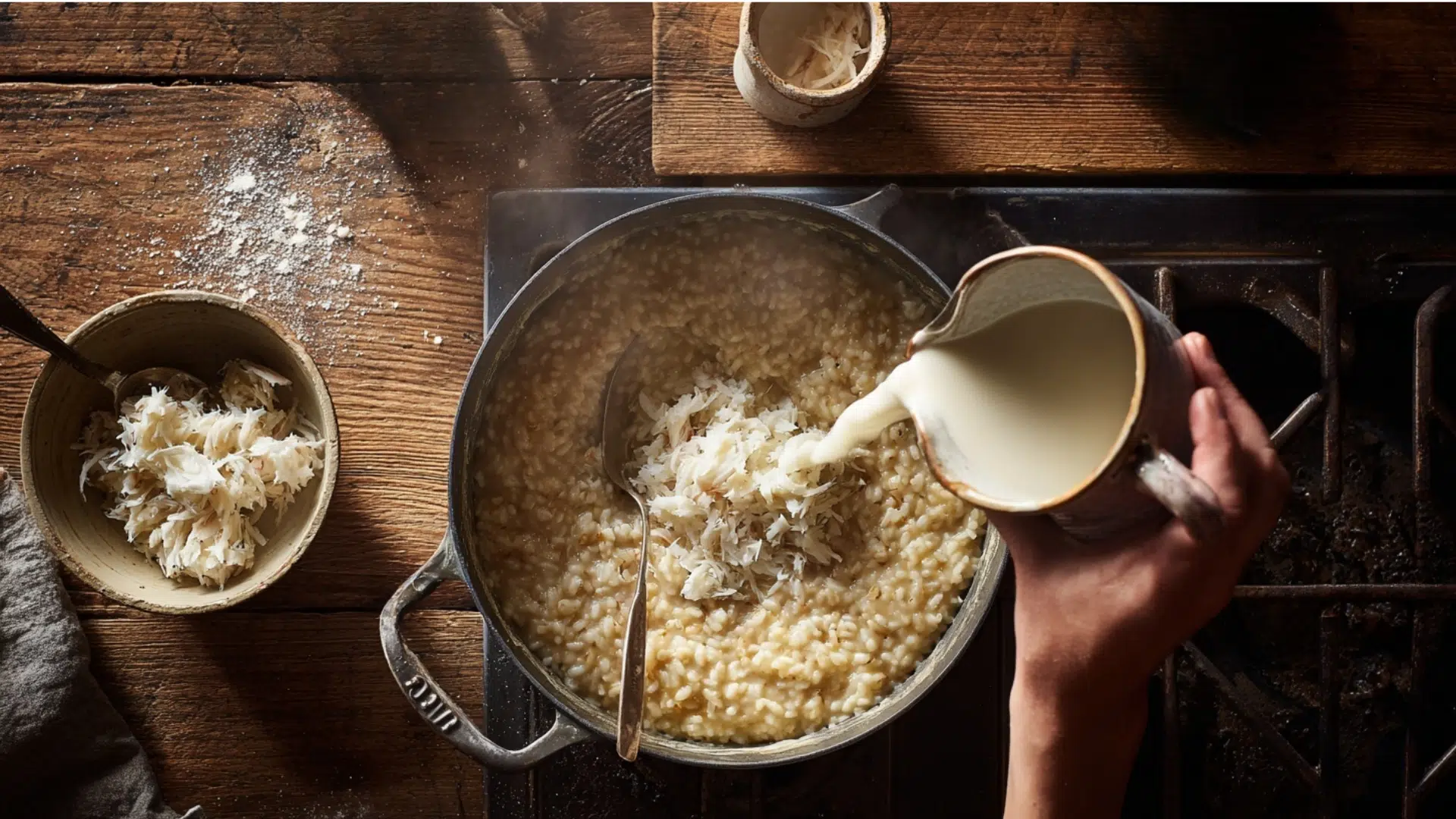 crab makes a grand entrance