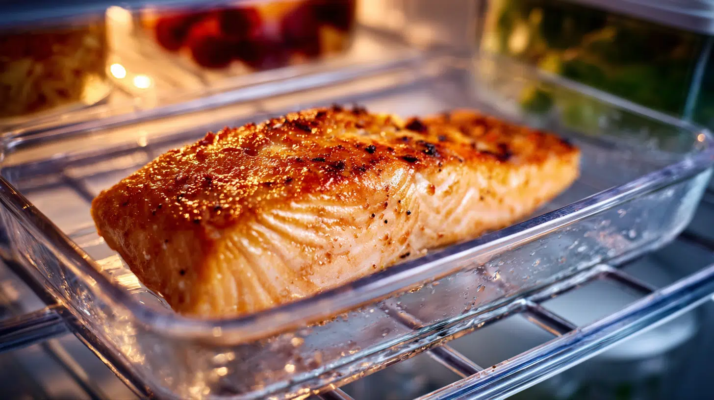 how long can cooked salmon stay in the fridge