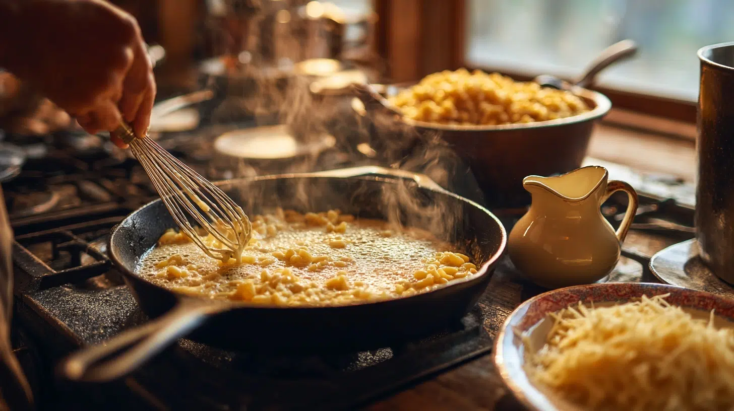 make the cheese sauce