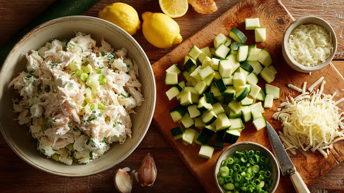 make the crab filling