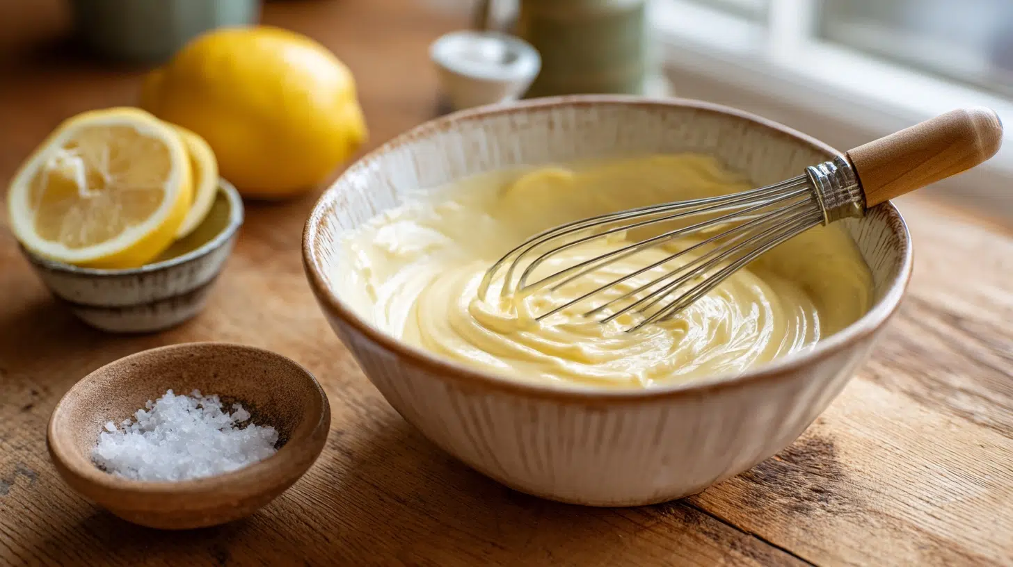 mix the dressing