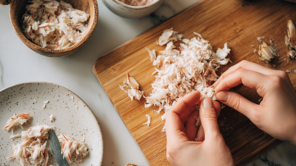prep your crab meat
