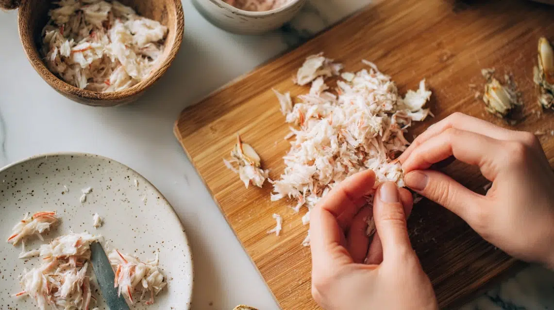 prep your crab meat