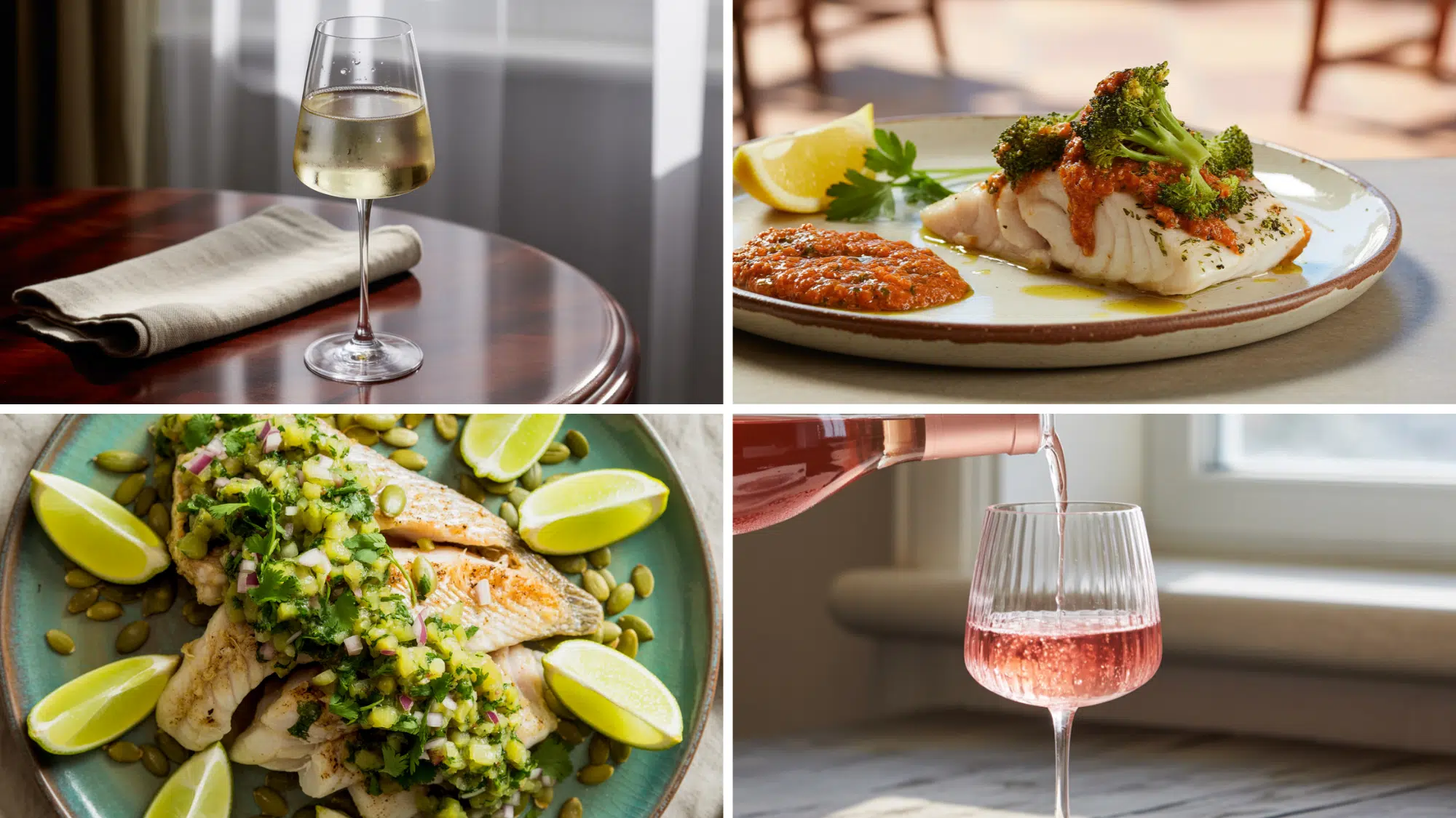 what to serve with ling cod veggies and wines