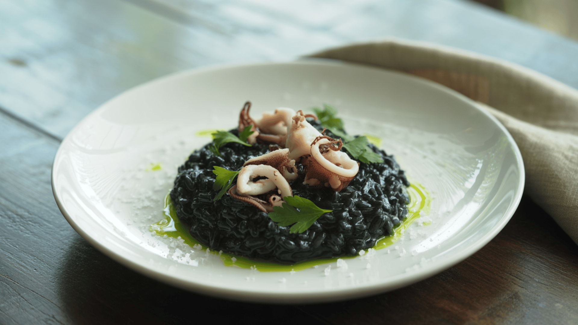 Risotto al Nero di Seppia