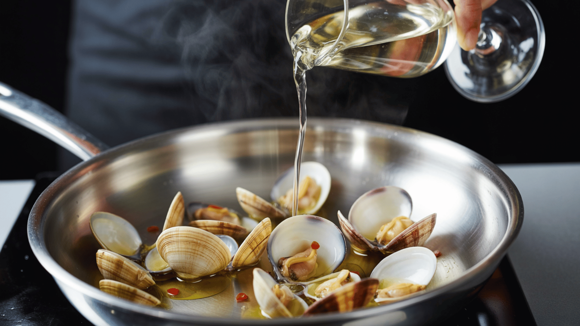 Step 4 Steaming the Clams and Building the Base