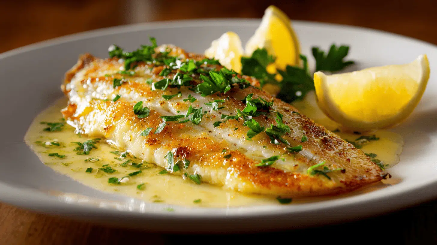 pan seared petrale sole with lemon butter