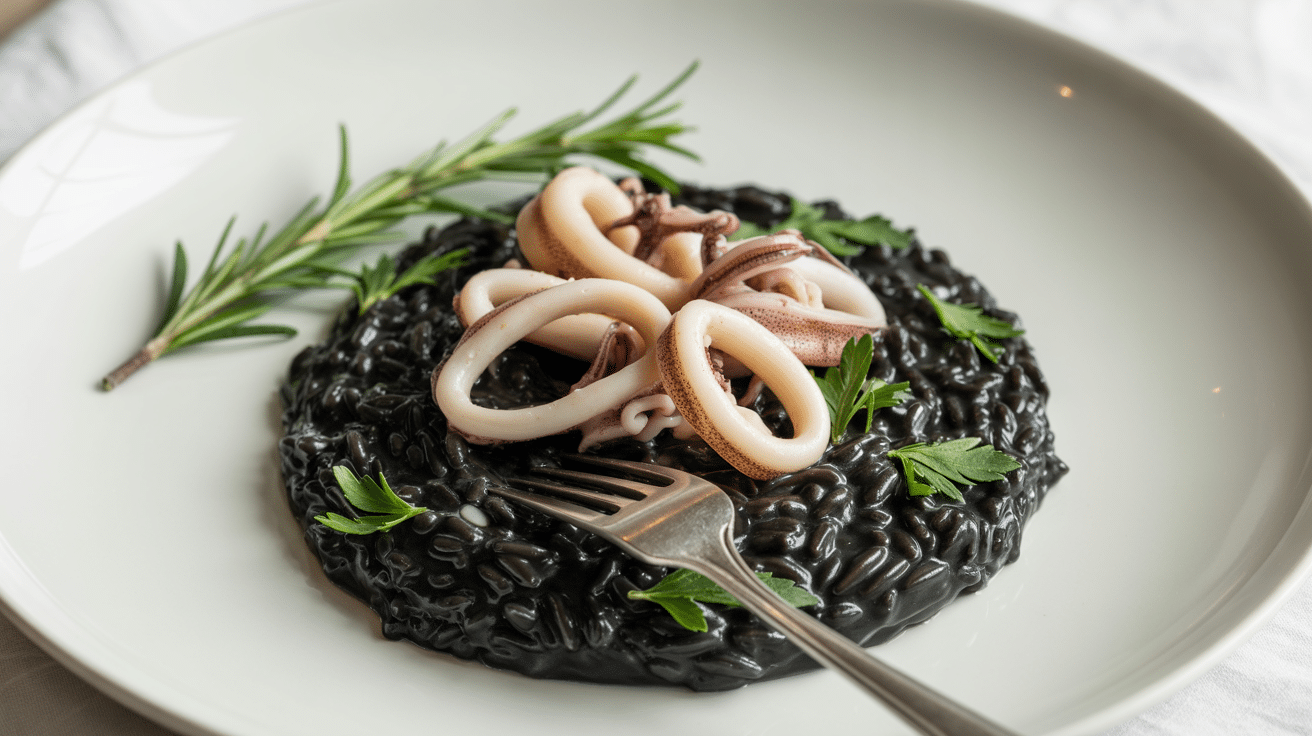 risotto al nero di seppia