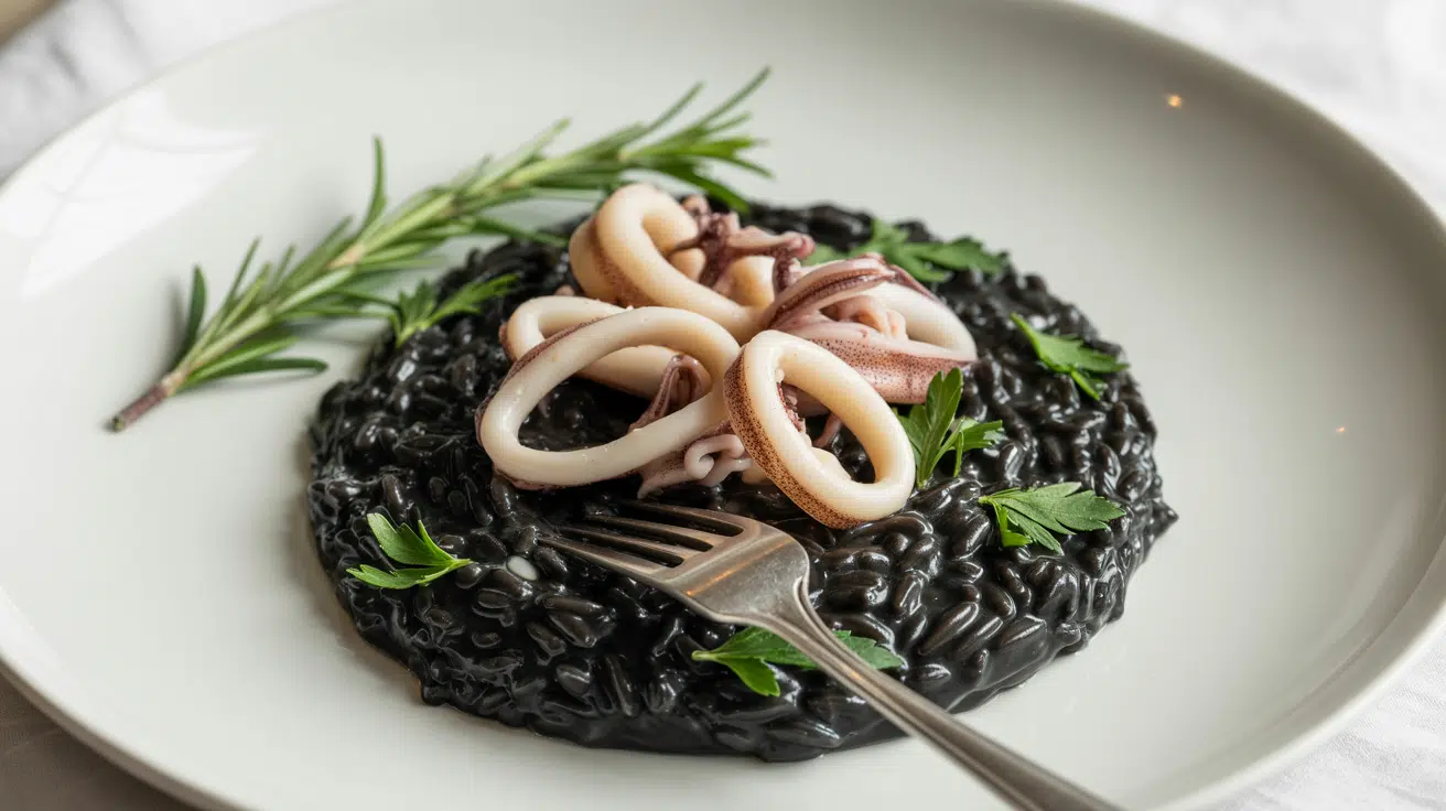 risotto al nero di seppia