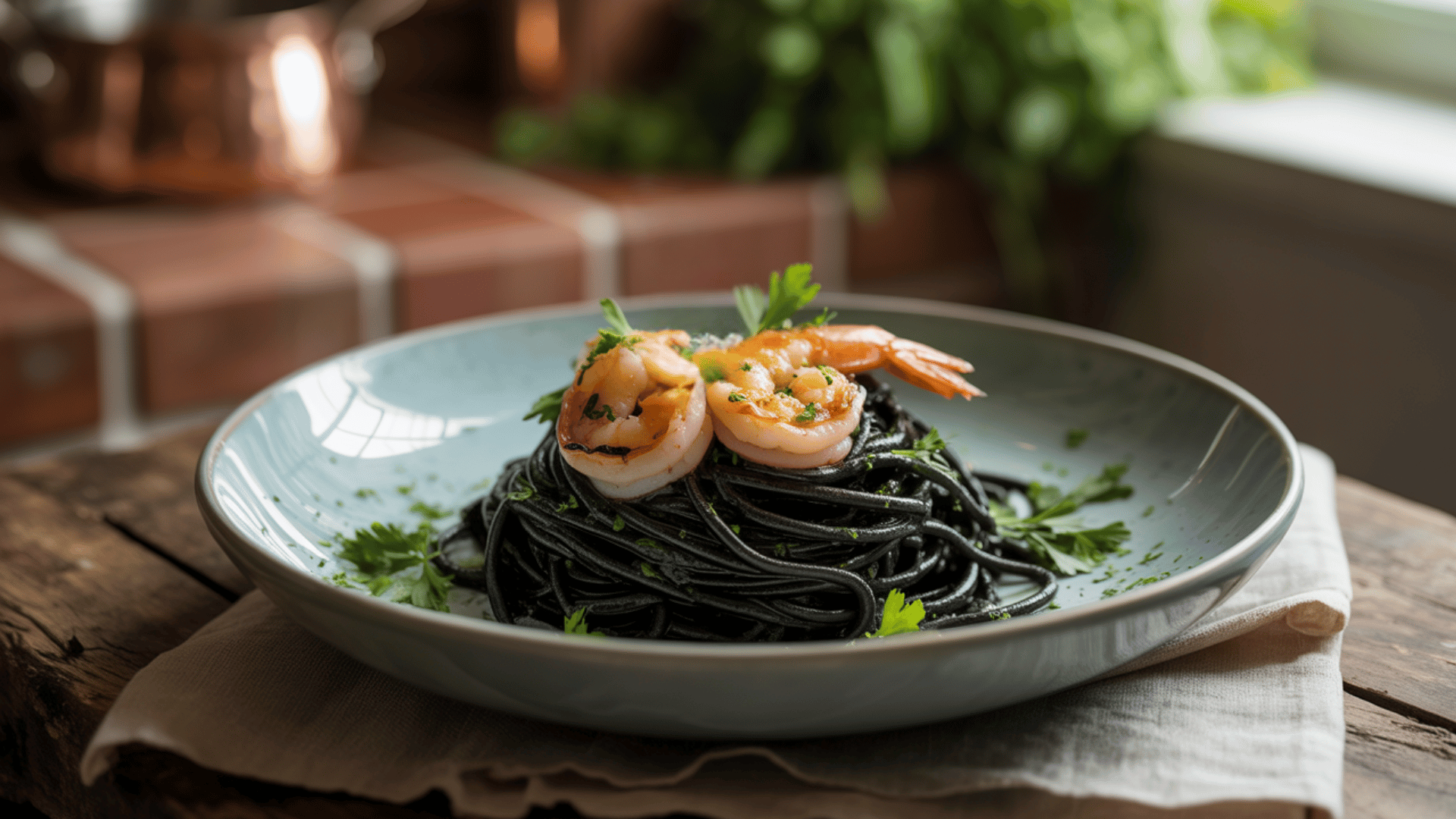 spaghetti al nero di seppia