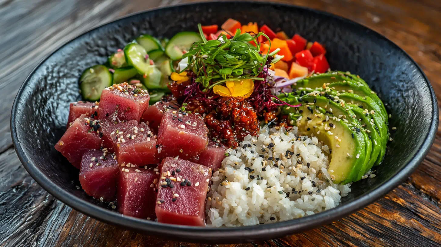 ahi tuna poke bowl
