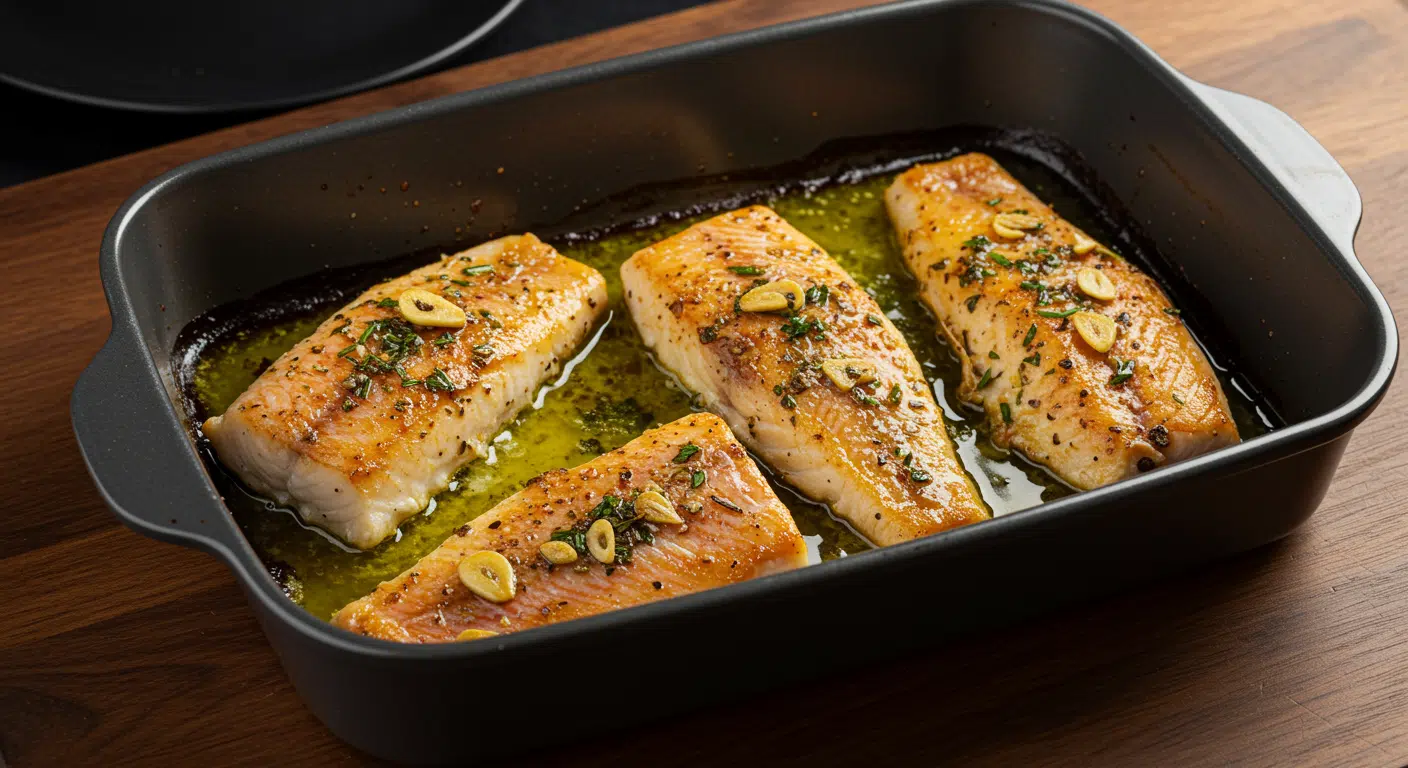 broiled with butter sauce