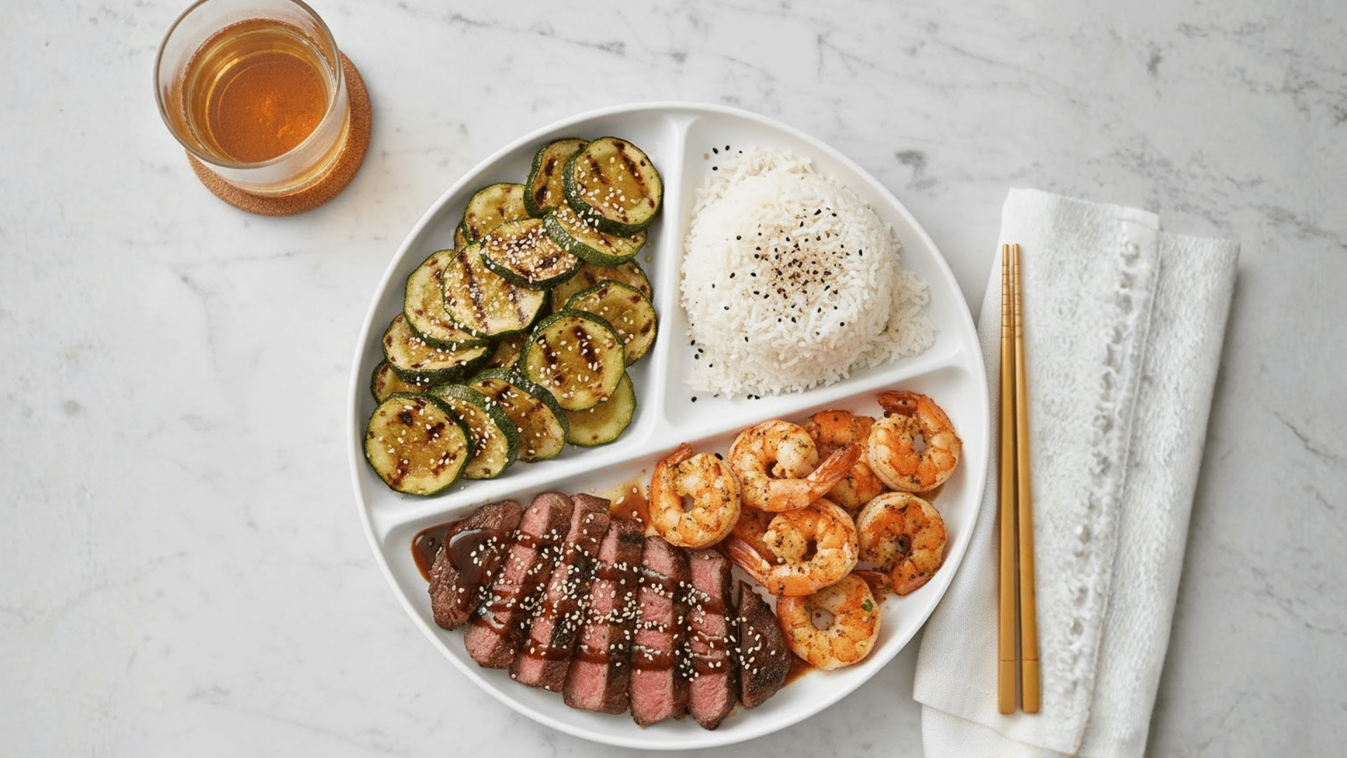 hibachi style steak and shrimp