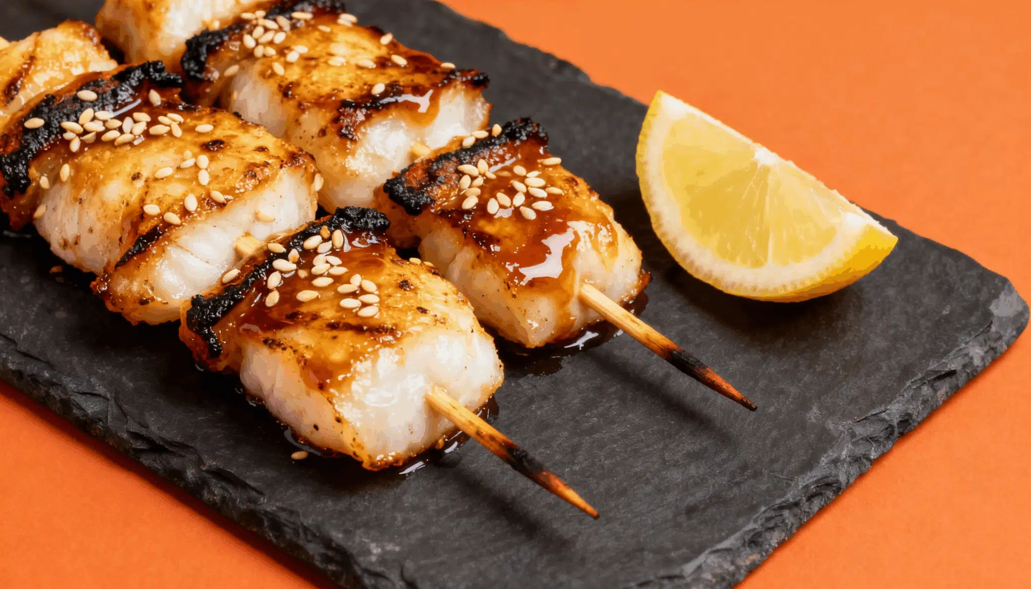 monkfish skewers