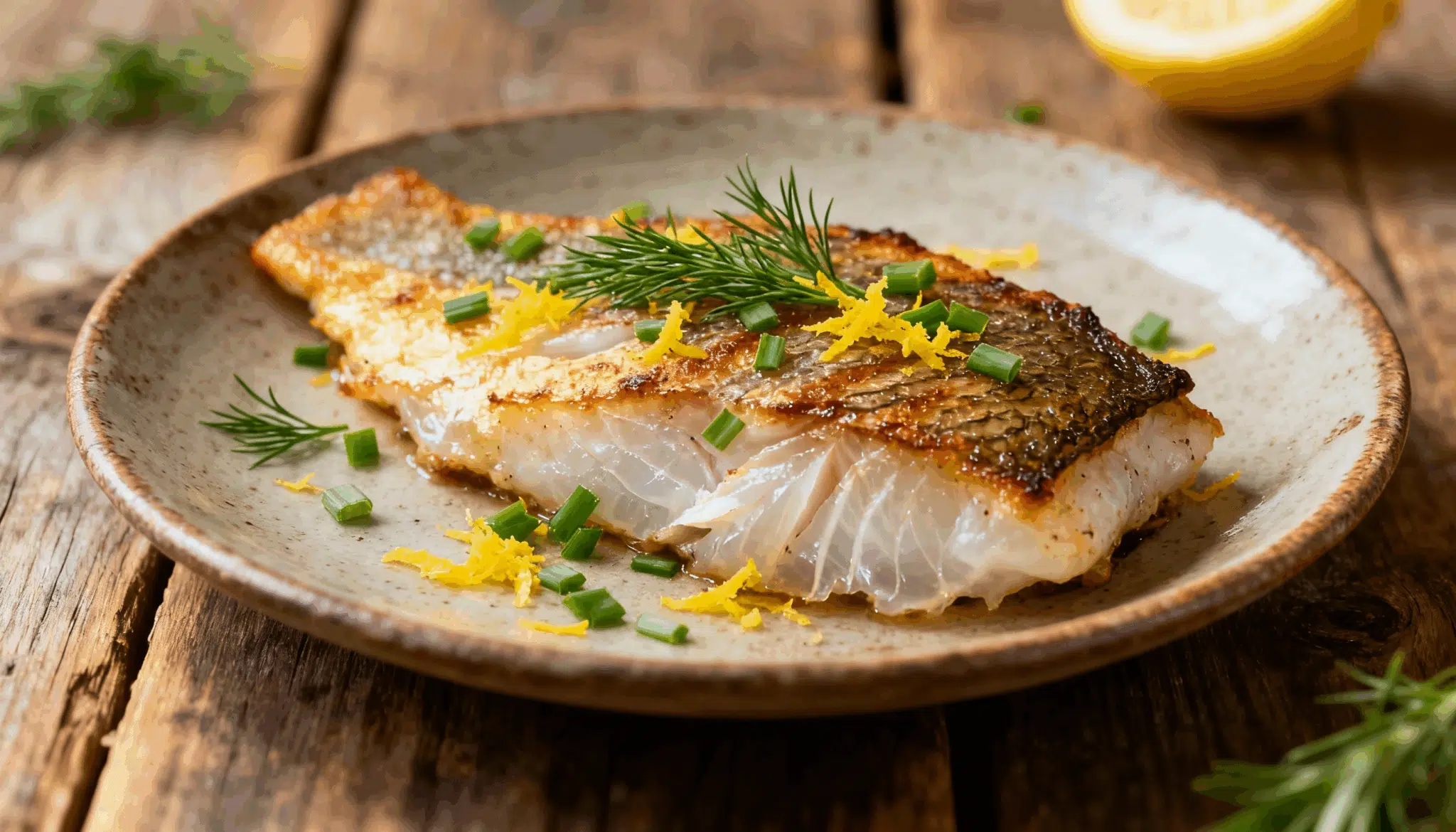 pan seared tilapia with herbs