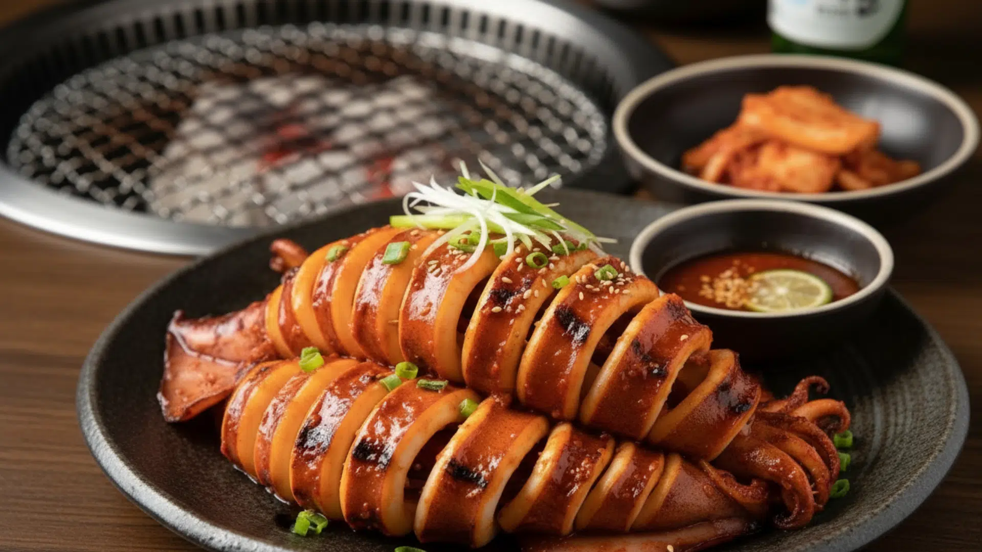 recipe 4 korean grilled squid with tangy gochujang sauce