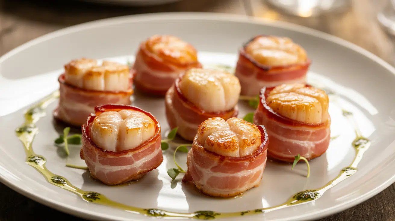 scallops wrapped in bacon