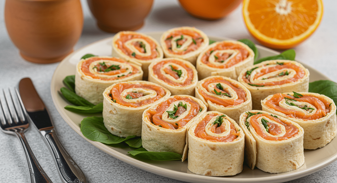 smoked salmon pinwheels