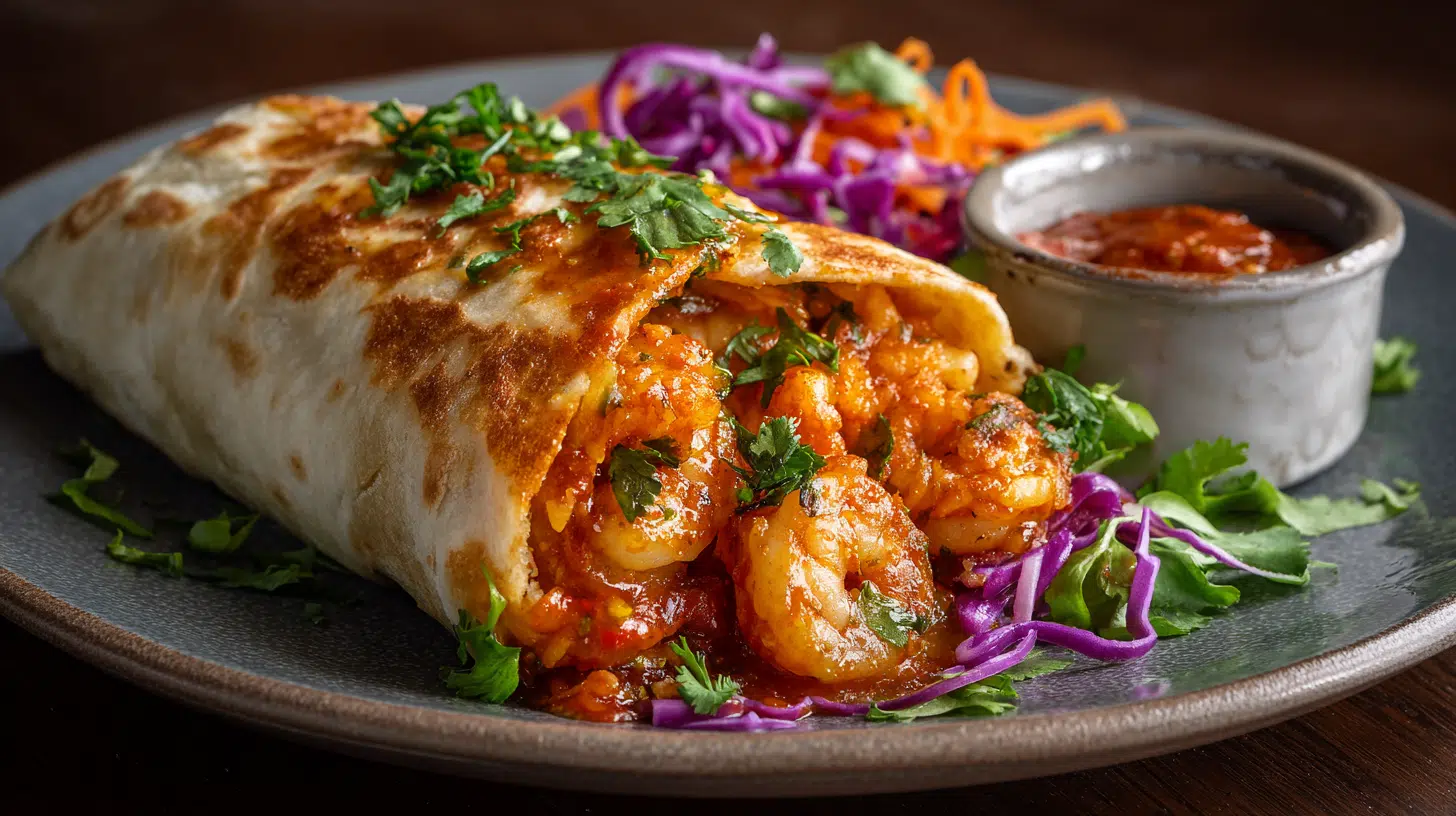 spicy-garlic-shrimp-burrito