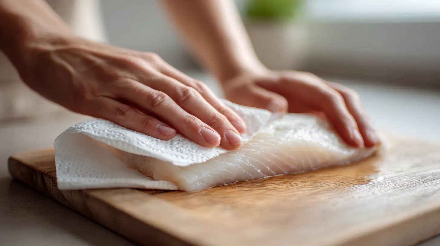 step-1-pat-the-fish-dry