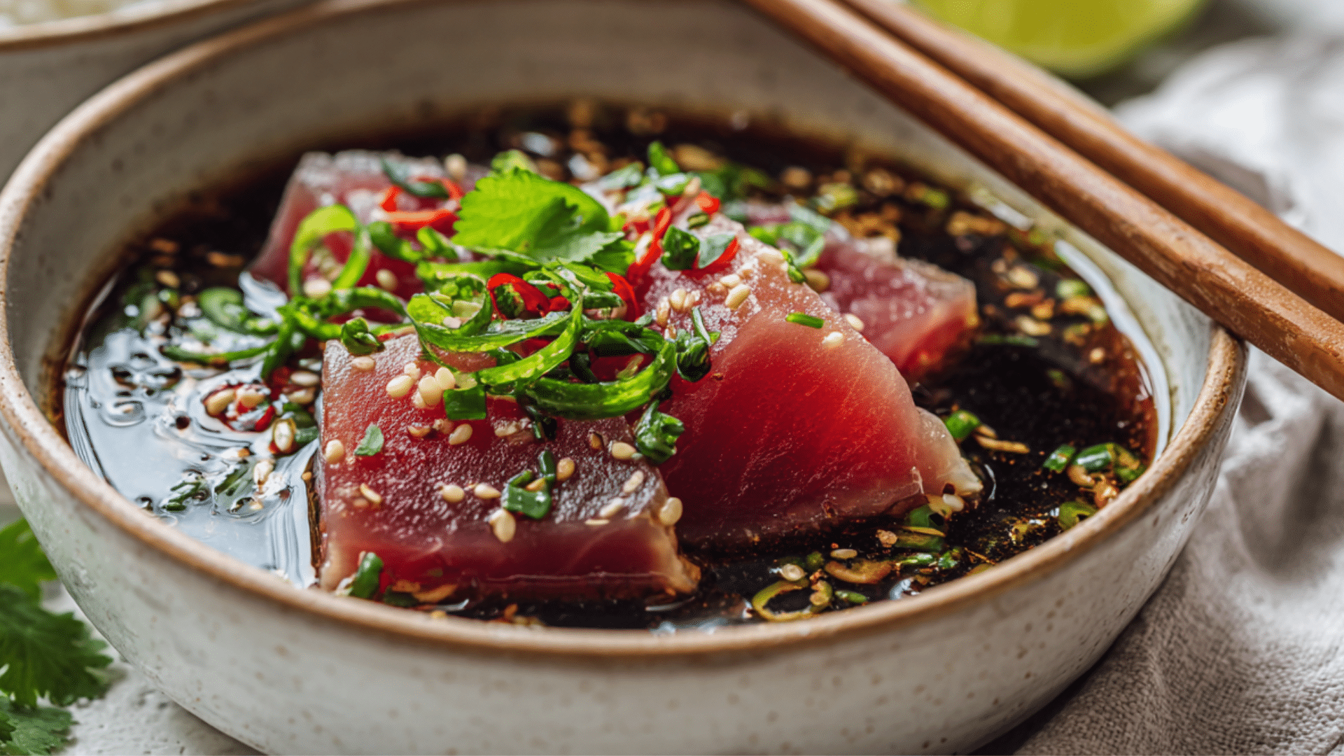 asian style tuna steak marinade