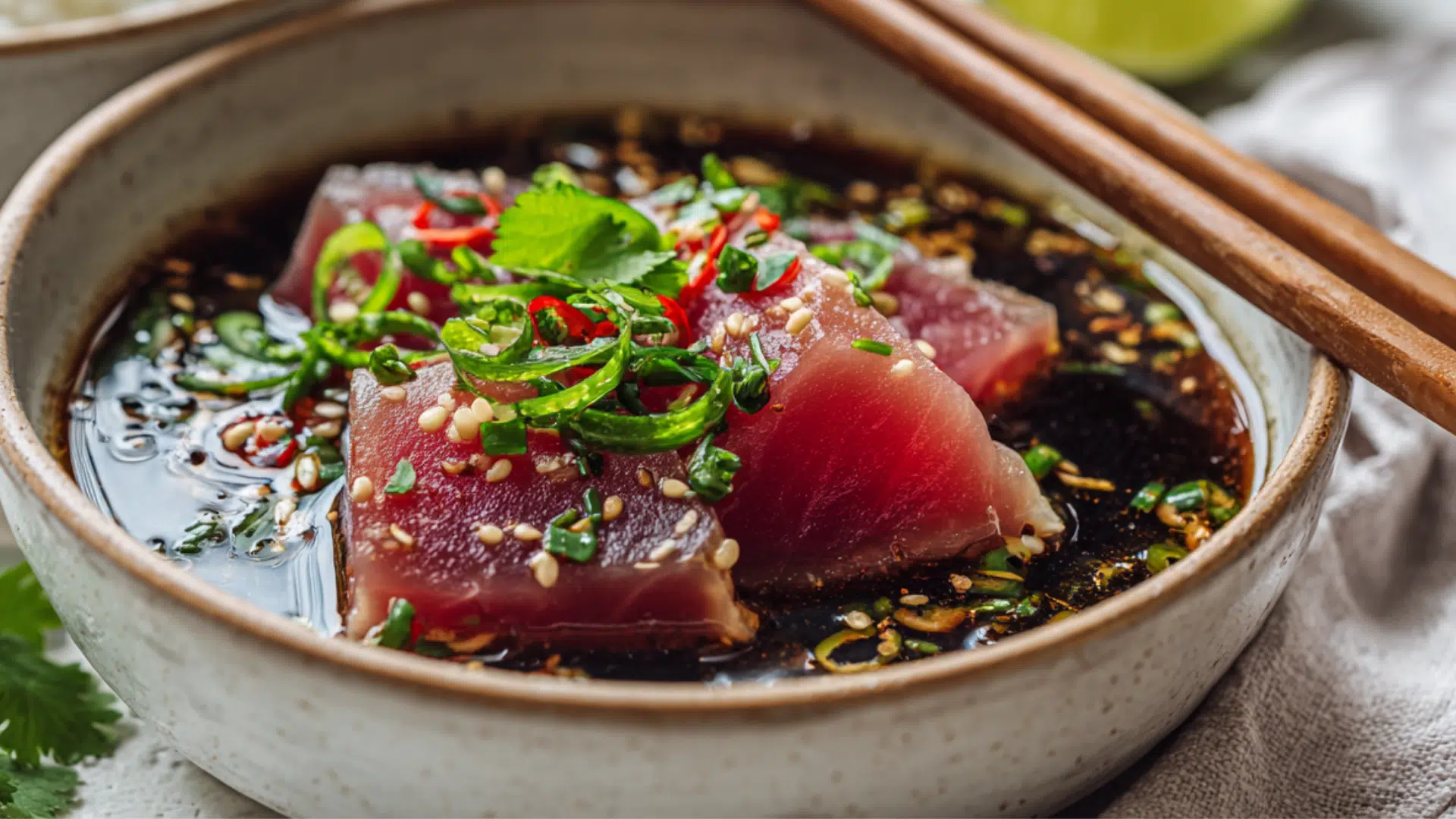 asian style tuna steak marinade