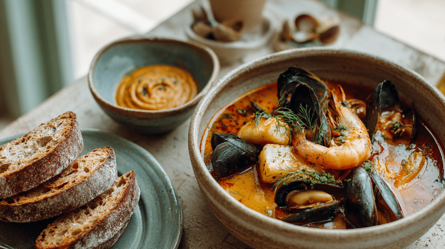 bouillabaisse french seafood stew
