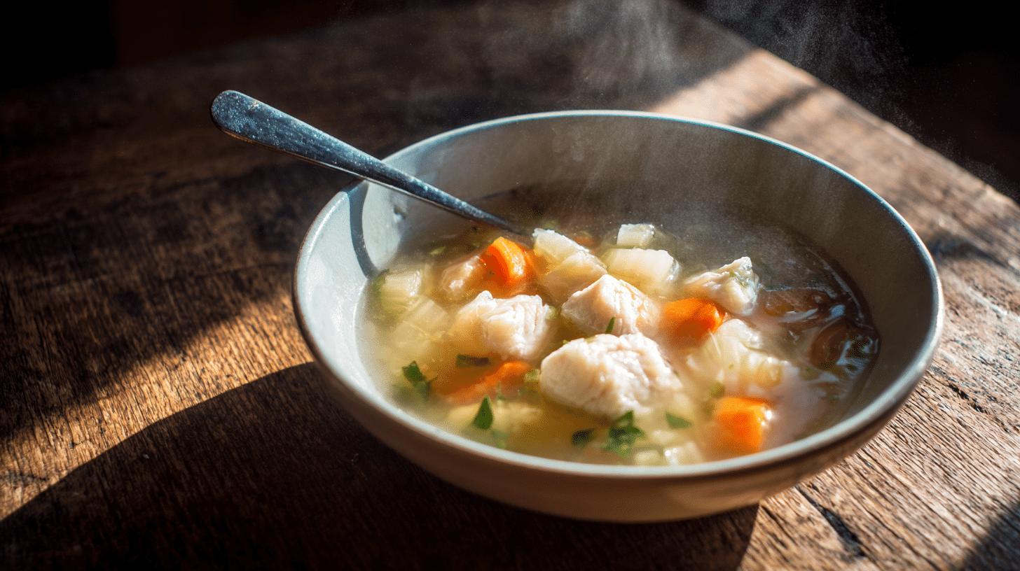 classic fish and vegetable soup