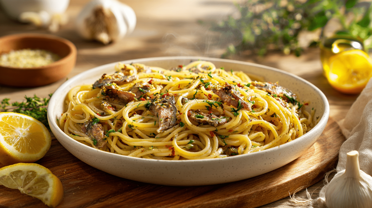 classic sardine pasta recipe