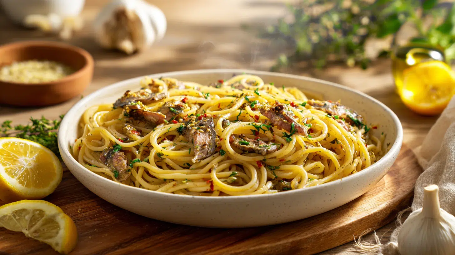 classic sardine pasta recipe