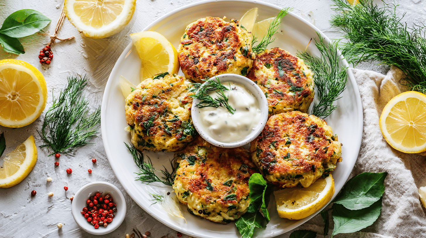 lemon and herb patties