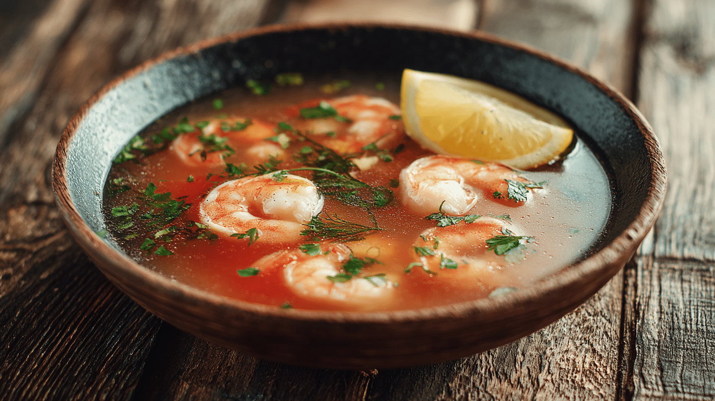 quick shrimp seafood soup