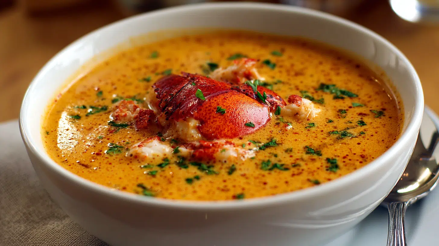 roasted garlic bisque